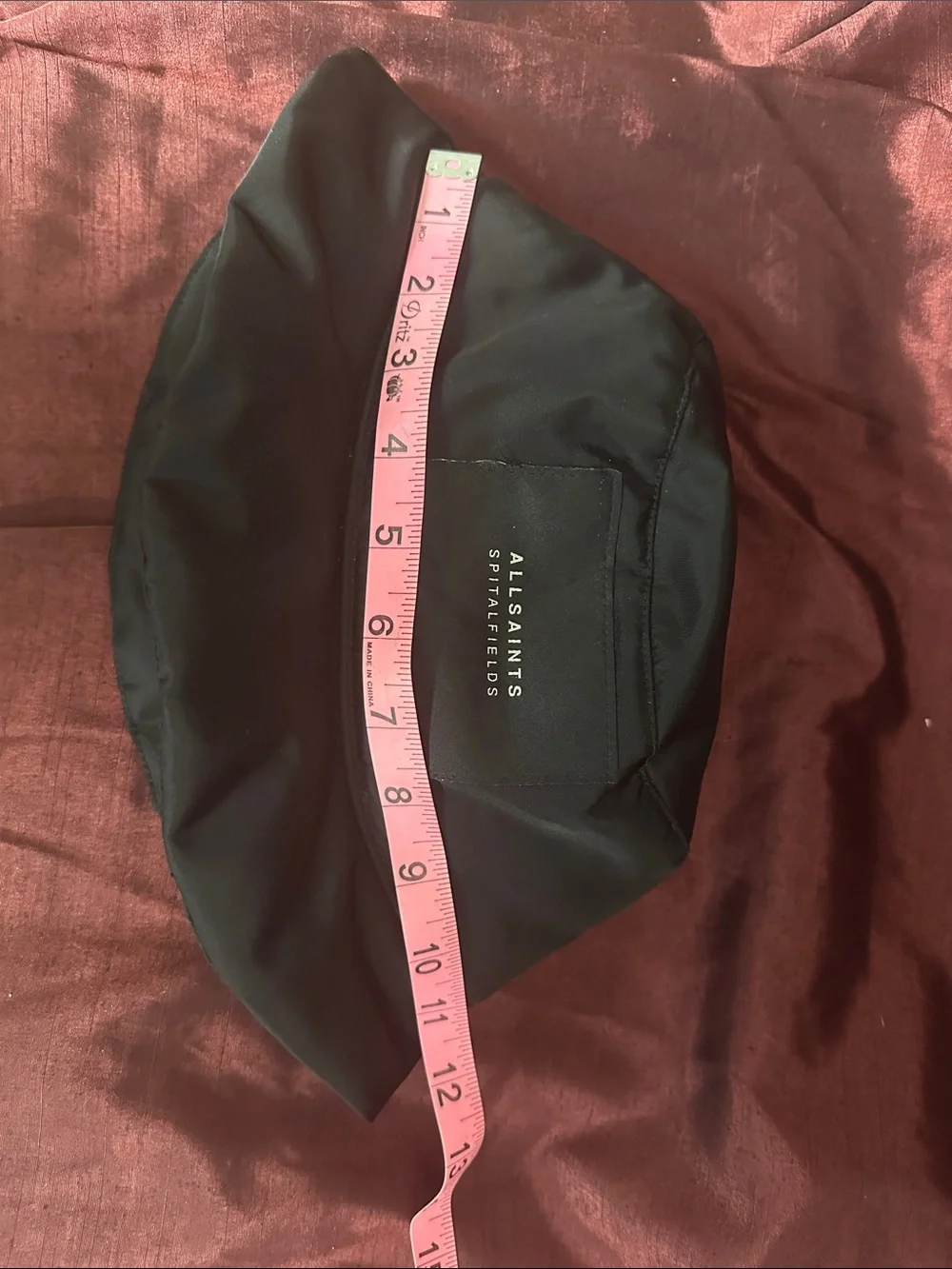🖤 AllSaints Spitalfields Black Bucket Hat OS 🔥